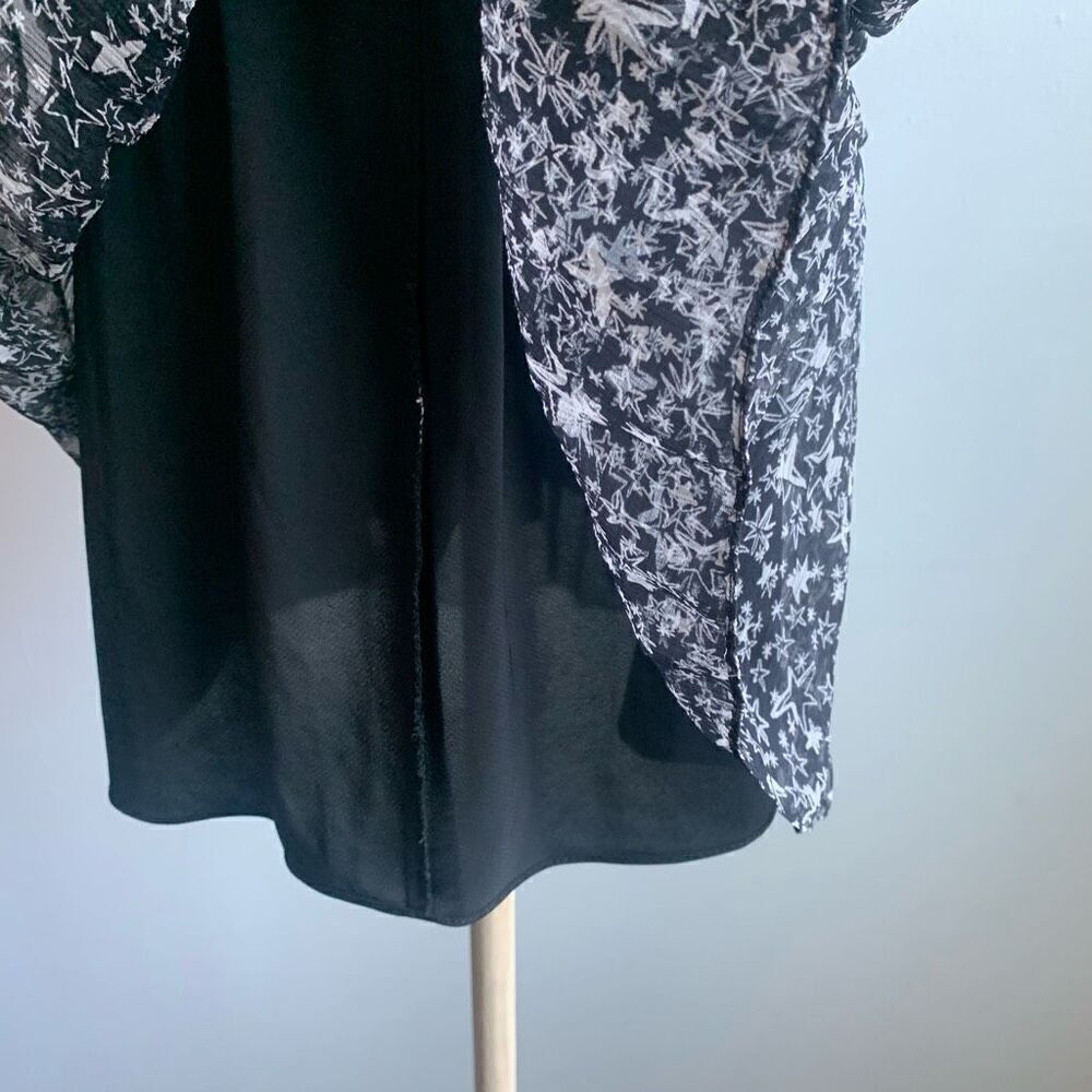 LoveShackFancy Mini Dress Silk Star‎ Celestial Smocked Scarlett Print Women's M - Picture 6 of 11